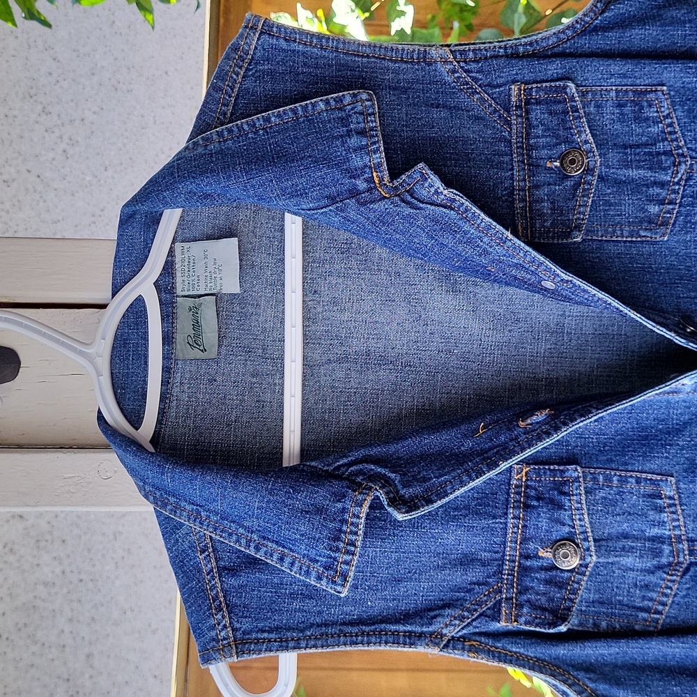 Vintage Retro Denim Jumper Dress - Picture 5 of 5